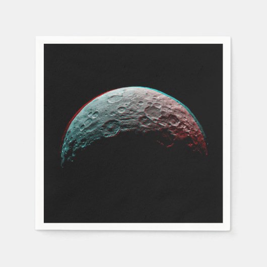 ブラック宇宙。宇宙の惑星 スタンダードカクテルナプキン (正面)