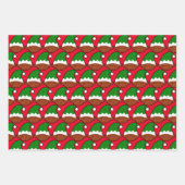 ブラック小妖精や小人顔 ラッピングペーパーシート (正面)