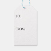 ブラック市松模様に紙 ギフトタグ (裏面)