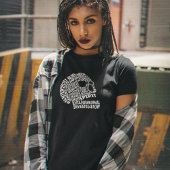 ブラック幽霊狩り超常的スカルウィメンズ Tシャツ