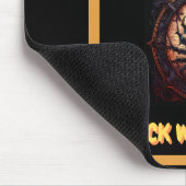 ブラック広告・ウィドウ・ラムに対するメタルのサイン マウスパッド (コーナー)