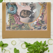 ブラック廃止論者とFr3d3rick Bailey Douglass キッチンタオル (折り畳み)