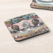 ブラック廃止論者とFr3d3rick Bailey Douglass コースター (左側)