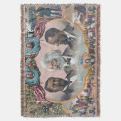 ブラック廃止論者とFr3d3rick Bailey Douglass スローブランケット (正面縦)