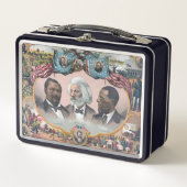 ブラック廃止論者とFr3d3rick Bailey Douglass メタルランチボックス (正面)