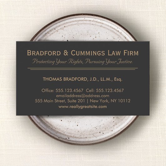 ブラック弁護士法律事務所 名刺