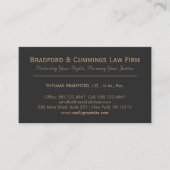 ブラック弁護士法律事務所 名刺 (正面)