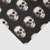 ブラック怖いスカルパターンハロウィーン 薄葉紙 (詳細)