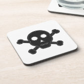 ブラック感じスカル コースター (左側)