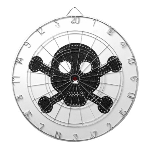 ブラック感じスカル ダーツボード (正面)