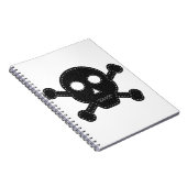 ブラック感じスカル ノートブック (右側)