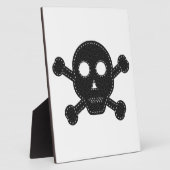 ブラック感じスカル フォトプラーク (側面)