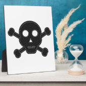 ブラック感じスカル フォトプラーク (側面)