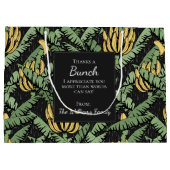 ブラック感謝していア・バンチ・トロピカル・バナナ賞受賞 ラージペーパーバッグ (裏面)