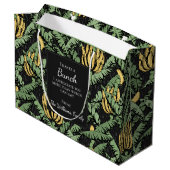 ブラック感謝していア・バンチ・トロピカル・バナナ賞受賞 ラージペーパーバッグ (裏面アングル)