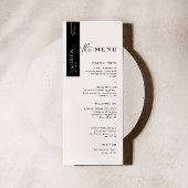 ブラック披露宴ミニゲストのプロファイルカード6 in 1 案内状