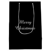 ブラック抱き枕 ミディアムペーパーバッグ (裏面)