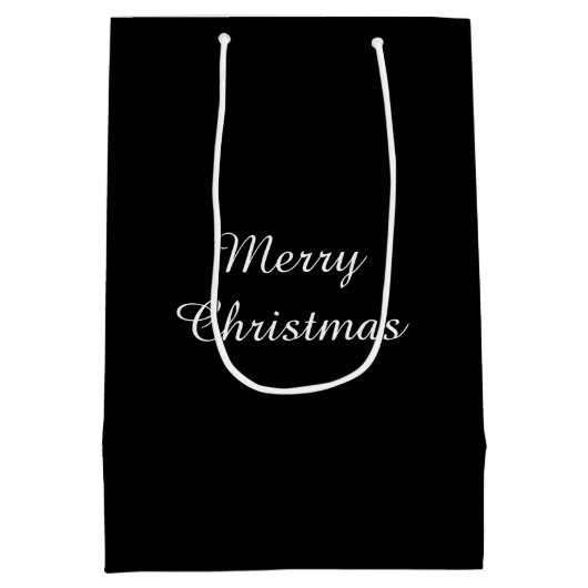 ブラック抱き枕 ミディアムペーパーバッグ (裏面)