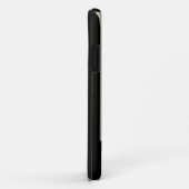 ブラック抽象芸術ダシュント Case-Mate iPhoneケース (裏面/右)