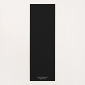 ブラック抽象芸術パワーヨガトレーニングモダンヨガマット ヨガマット (裏面)