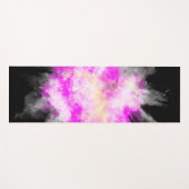 ブラック抽象芸術パワーヨガトレーニングモダンヨガマット ヨガマット (正面(横))