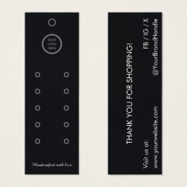 ブラック数々のコンパクトローイヤリングディスプつるラッド