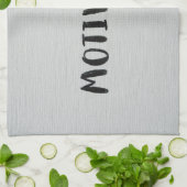 ブラック文字キッチンタオル キッチンタオル (折り畳み)