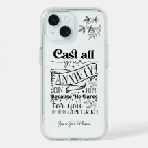 ブラック文字タイポグラフィ、1ペテロ5:7聖なる書物、 経典