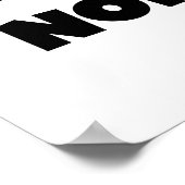 ブラック文字ワールド最高ので最も優れたノニー・ギフト ポスター (角)