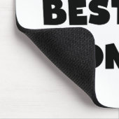 ブラック文字ワールド最高ので最も優れたノニー・ギフト マウスパッド (コーナー)