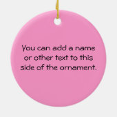 ブラック文字最高ので最も高いTシャツとギフト セラミックオーナメント (裏面)