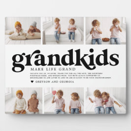 ブラック文字 |グランドキッズMake Life Grand Photo フォトプラーク