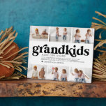 ブラック文字 |グランドキッズMake Life Grand Photo フォトプラーク<br><div class="desc">黒いレタリングのオーバーレイと6枚の写真のコラージュモダンで「孫は人生を壮大にする」。どんな祖父母にも最適！ – ママ、おばあちゃん、ナナ、ミエマ、アフェリト、グラミー、ママ、ミミ、ナニー、ミヤ、ナニー、イヤ – パパ、ペペ、祖父、グランドパパ、グランペ、グランパ、グランプ、グランプ、ジェーパ、ポーパポップ・アートのー、パポウ、ポピー、ポピー、ポピー、ポップ・アートのポップ、パピー、ノノ、オパ、ババ、ブエロ、ツツ、サバ、ロロ。デザインの右側カスタムにある[このデザインテンプレートを編集する]ボックスまたは青い[文字を編集すクリックる]ボタンを使用しての配置を行うと、フォントと色を変更しカスタマイズて、このデザインに追加の情報や画像を追加します。クリックカスタマイズ「続く」を選択して完全な編集オプションを開く。調整もし品(サンキューカード等)が必要な場合は連絡ご注文をカスタムお願い。****要カスタム求の場合は救済、この商品をカートに入れないで。代わりに、電子メールでリクエストをlauralise@iyhtvdesigns.comに送る商品へのリンクが利用可能になった時点で電子メールで送信される。そのリンクを使用して注文を行うことができる。48時間まで許可して。</div>
