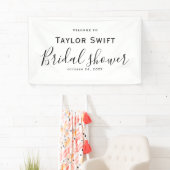 ブラック書道ブライダルシャワーバナー 横断幕 (インサイチュ)