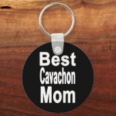 ブラック最高のカバコン母 キーホルダー (正面)