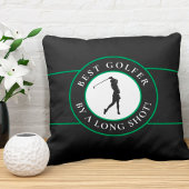 ブラック最高のゴルファーはグリーンに向けたロングショットで クッション