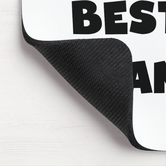 ブラック最高の文字で最も人気のNanna Tシャツとギフト マウスパッド (コーナー)