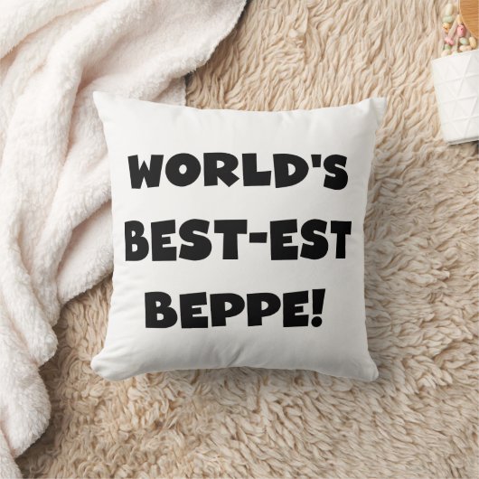 ブラック最高の文字で最も人気のTシャツとギフト クッション (ブランケット)