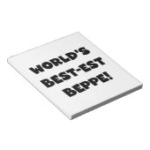 ブラック最高の文字で最も人気のTシャツとギフト ノートパッド (アングル)