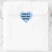 ブラック最高の文字で最も人気のTシャツとギフト ハートシール (バッグ)