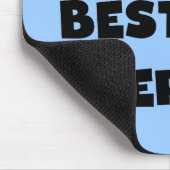 ブラック最高の文字で最も人気のTシャツとギフト マウスパッド (コーナー)