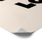 ブラック最高の文字で最も優れたLolo Tシャツとギフト ポスター (角)