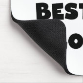 ブラック最高の文字で最も優れたLolo Tシャツとギフト マウスパッド (コーナー)