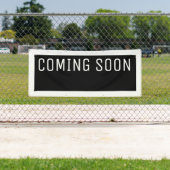 ブラック来のSoon Banner 横断幕 (インサイチュ)