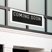 ブラック来のSoon Banner 横断幕 (ビルの外側)