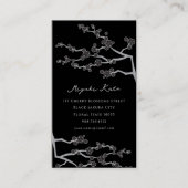 ブラック桜さくらんぼ花花花華東洋禅 名刺 (正面)