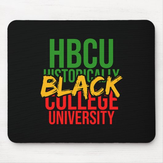 ブラック歴史影響を受けたHbcu夢Martin Iのような マウスパッド (正面)