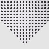 ブラック水玉模様オンホワイトティッシュペーパー 薄葉紙 (詳細)