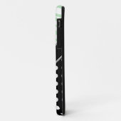 ブラック水玉模様グリーンゼブラプリントiPhone 5ケース Case-Mate iPhoneケース (裏面/左)