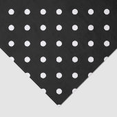 ブラック水玉模様ティッシュペーパー 薄葉紙 (詳細)